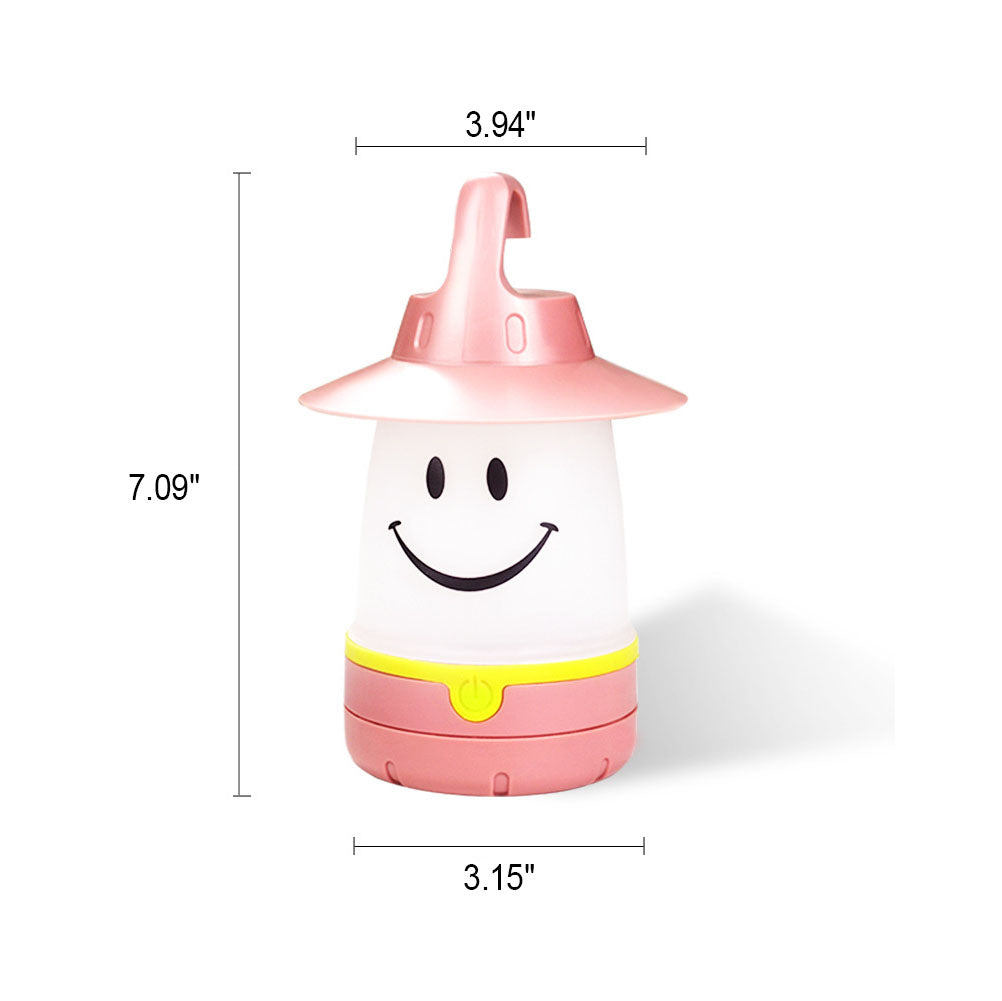 Creative Smiley Lantern Outdoor Camping LED Table Lamp