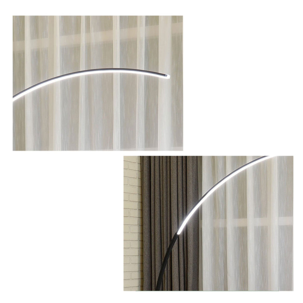 Sleek Modern White Floor Lamp