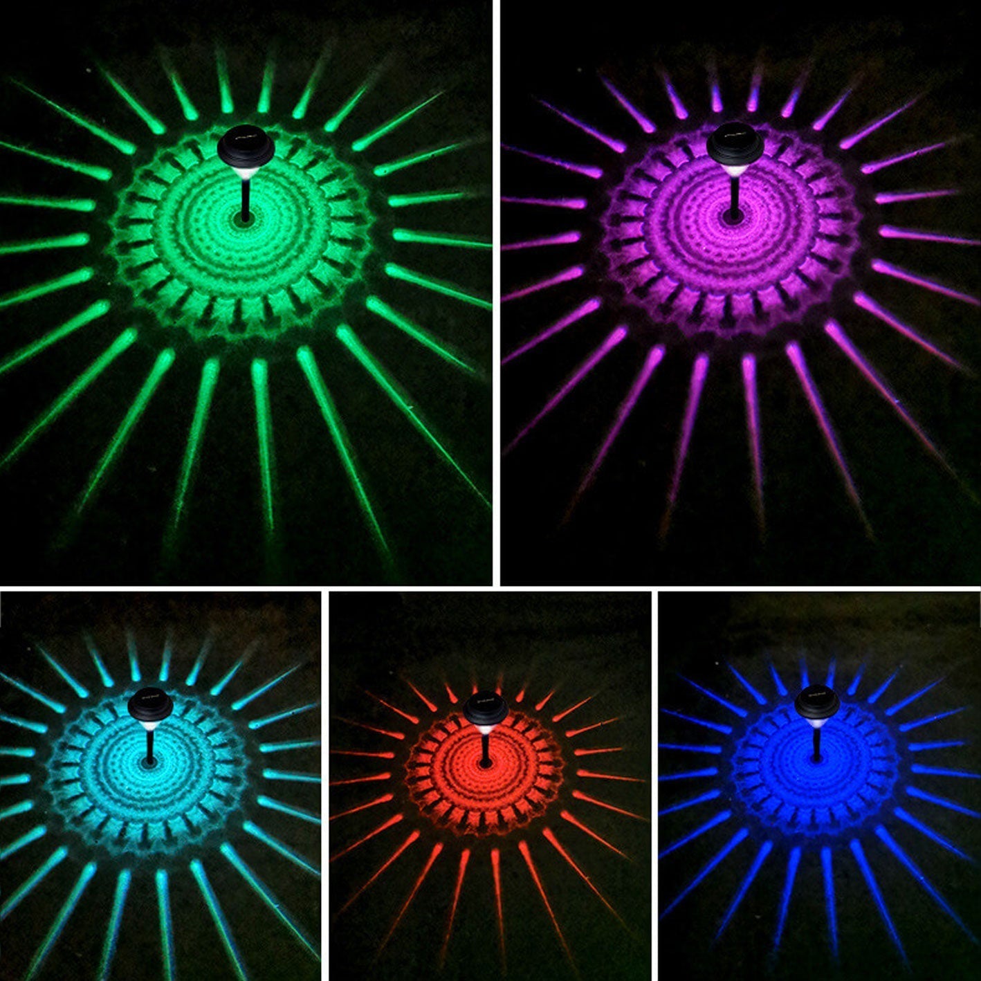 Modern Black Outdoor Stake Light