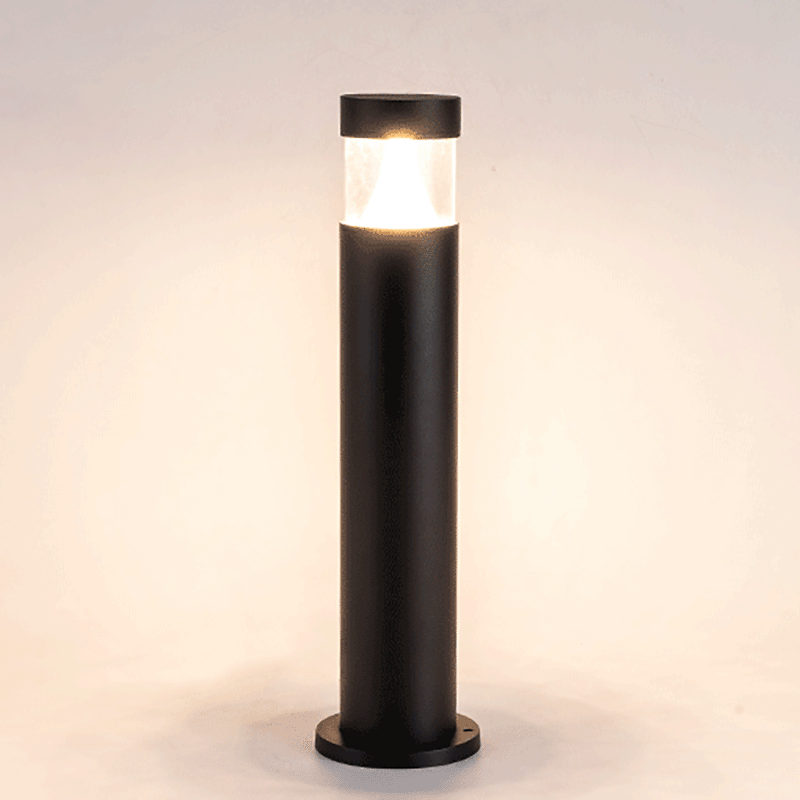 Industrial Black Outdoor Stake Light