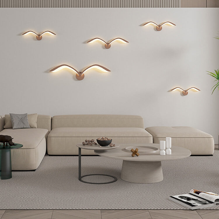 Nordic Minimalist Seagull Acrylic LED Wall Sconce