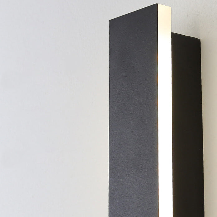 Retro Outdoor Rectangular Strip Waterproof LED Wall Light
