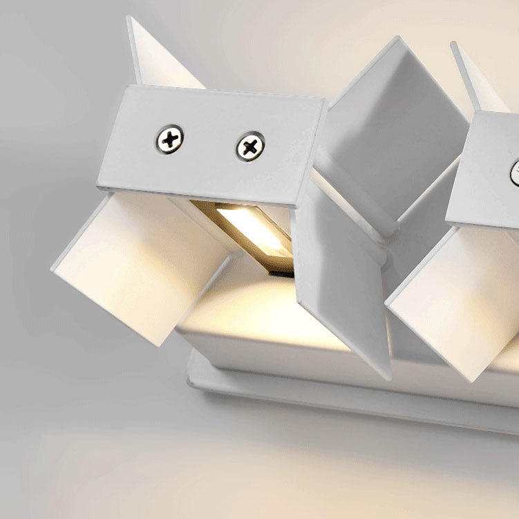 Nordic Minimalist Aluminum Square Flat Wall Sconce
