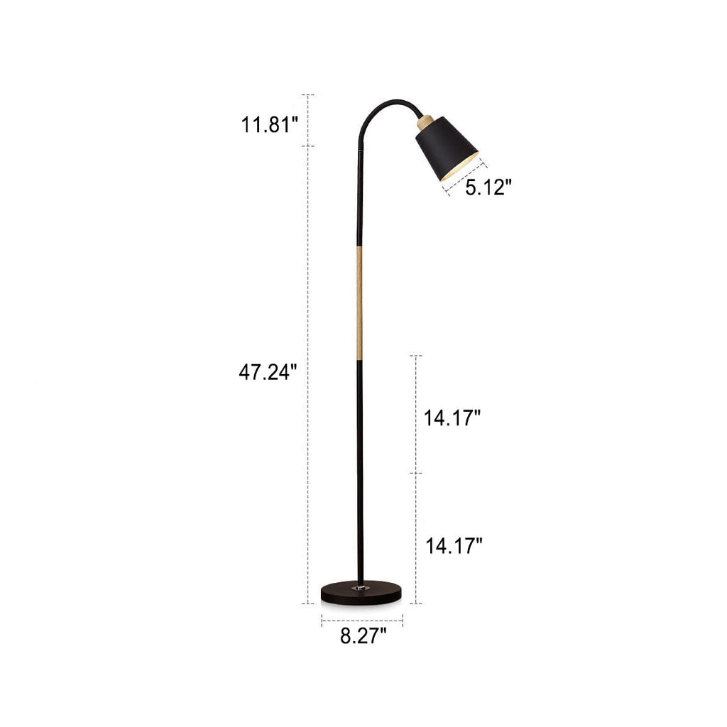 Modern Minimalist Black Floor Lamp