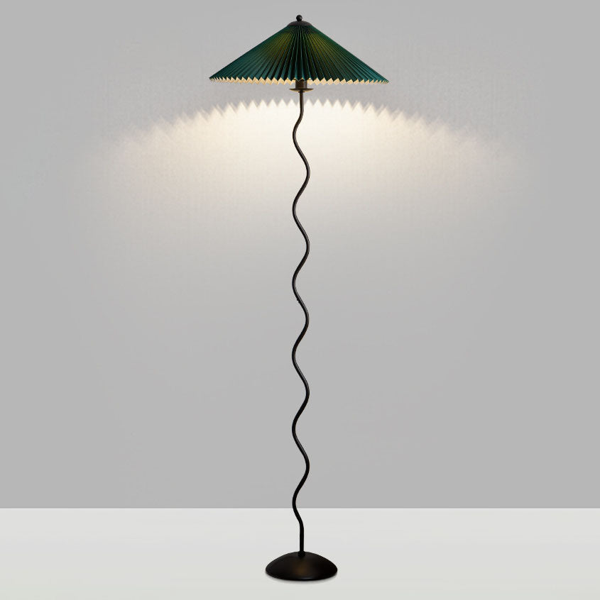 Vintage White Floor Lamp