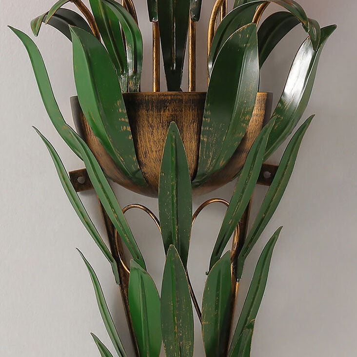 Modern Minimalist Glass Flower 6/10-Light Wall Sconce