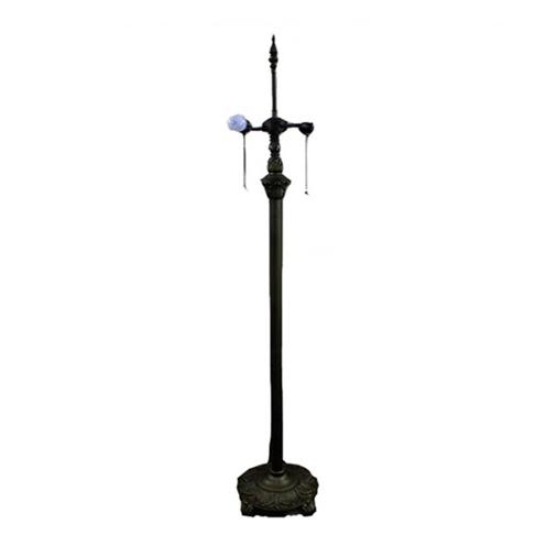 Tiffany Stained Glass 2-Light Floor Lamp