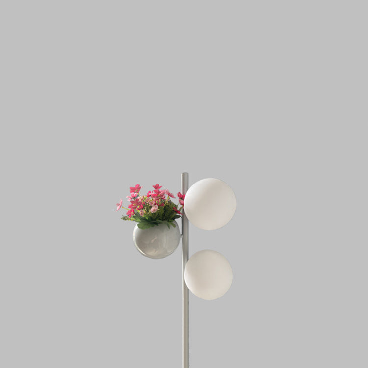 Modern White Outdoor Stake Light