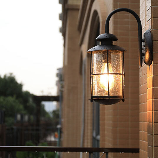 European Industrial Vintage Waterproof Outdoor Wall Sconce