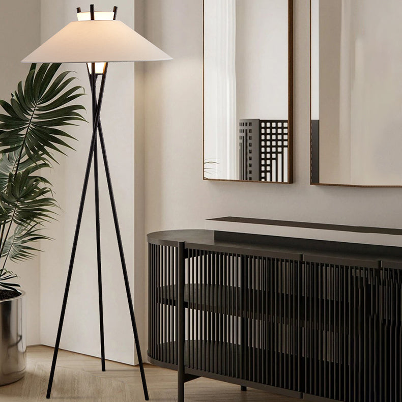 Contemporary Black Floor Lamp
