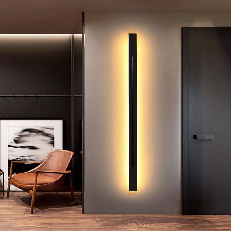 Minimalist Elongated Bar Shaped Acrylic LED Wall Sconce