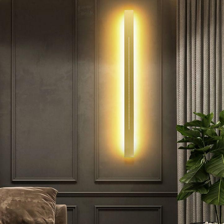 Minimalist Elongated Bar Shaped Acrylic LED Wall Sconce