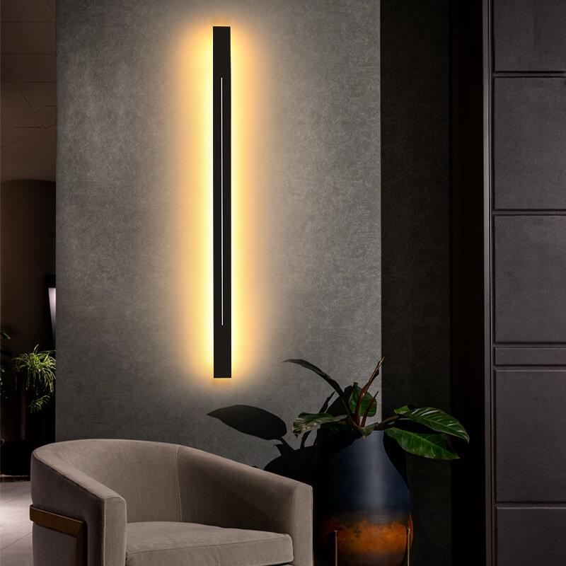 Minimalist Elongated Bar Shaped Acrylic LED Wall Sconce