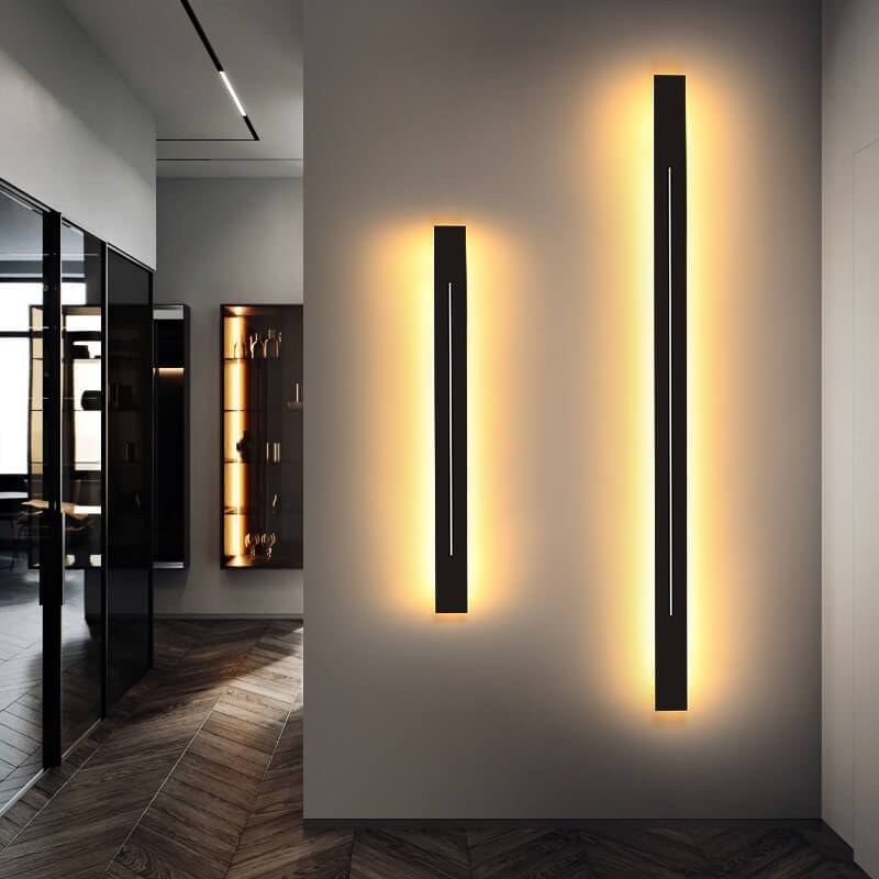 Minimalist Elongated Bar Shaped Acrylic LED Wall Sconce