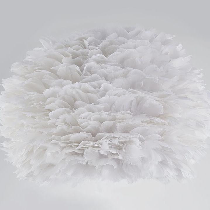 Modern Feather 1-Light Ball-Shaped Table Lamps Table Lamp