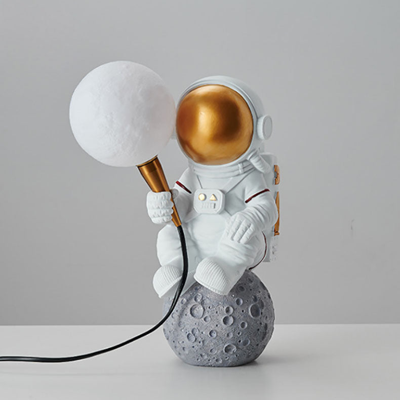 Modern Cartoon Astronaut Wall Sconce 1-Light Wall Sconce