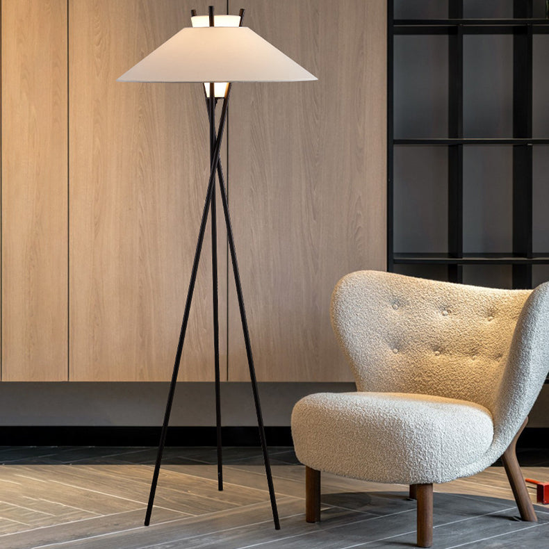 Contemporary Black Floor Lamp