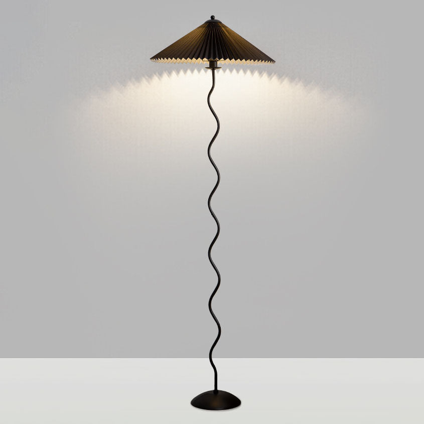 Vintage White Floor Lamp