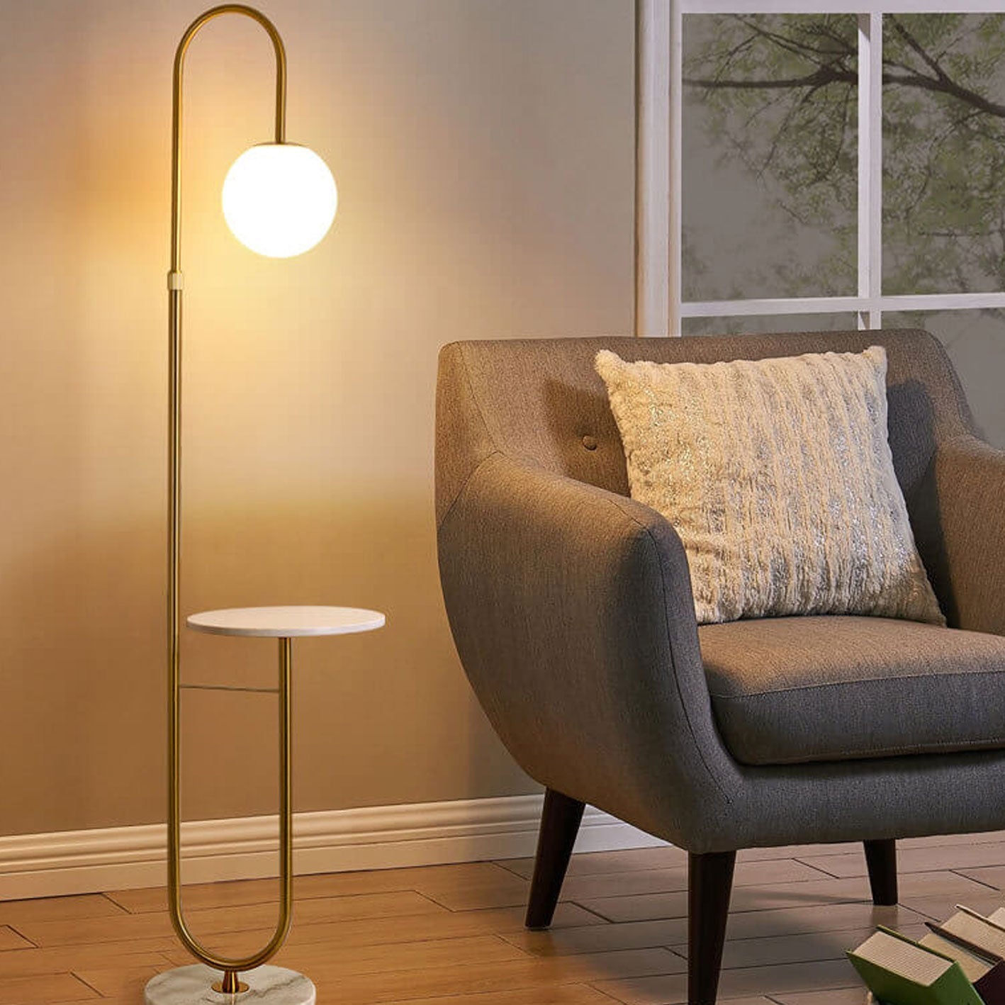 Nordic Black Floor Lamp