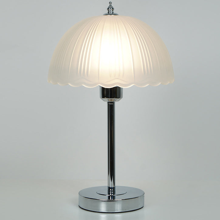 Nordic Iron Glass Dome Petal 1-Light Table Lamp