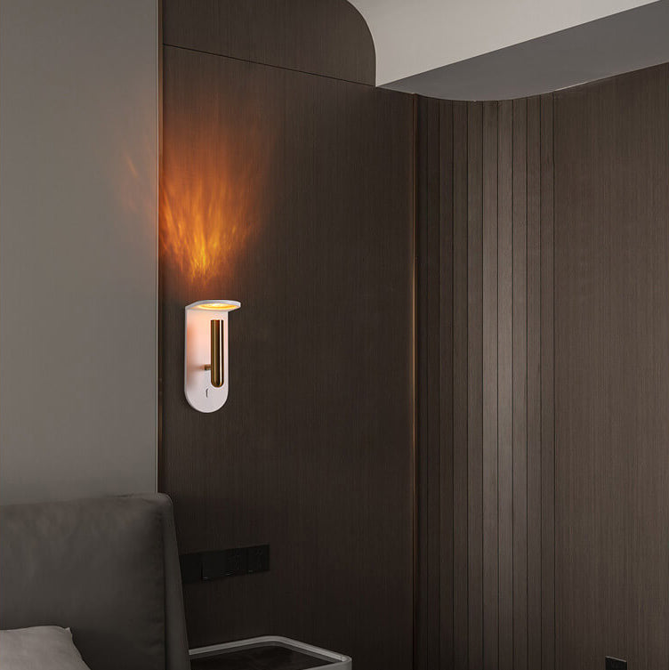 Industrial Creative Flame LED Rotatable Adjustable Wall Sconce