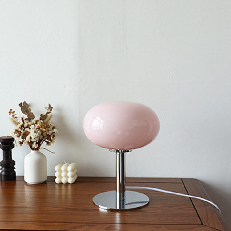 Modern Nordic Round Iron & Glass Table Lamp Table Lamp