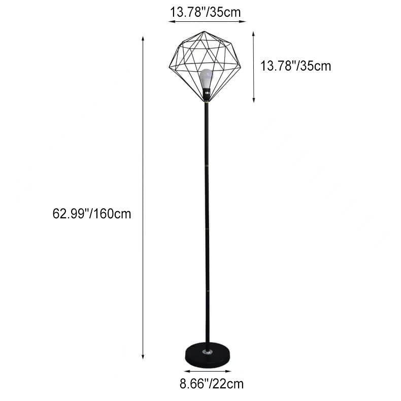 Contemporary Black Floor Lamp