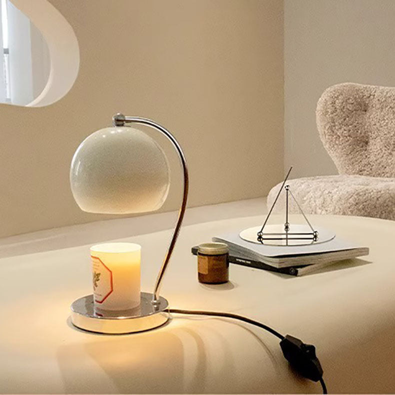 Scandinavian Iron Stainless Steel Round Ball Table Lamp