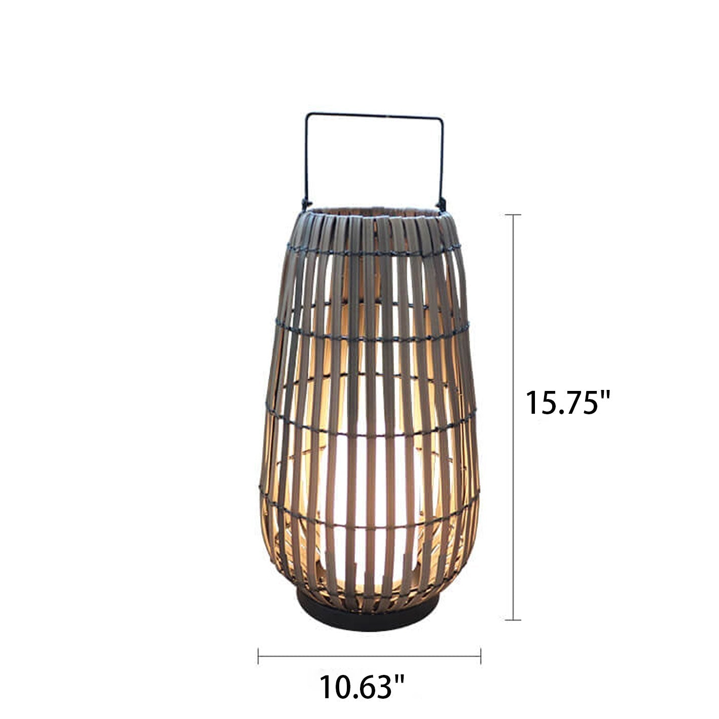 Modern Rattan Outdoor Stake Light