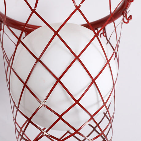 Modern Kids Iron Glass Basketball Hoop Wall Sconce