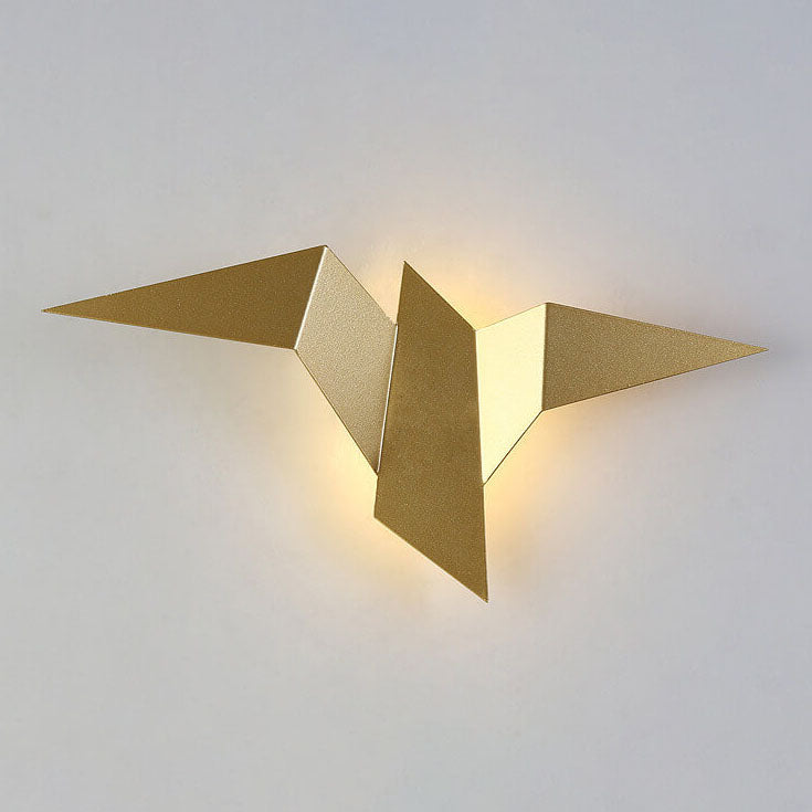 Modern Creative Flying Bird Metal 1-Light LED Wall Sconce