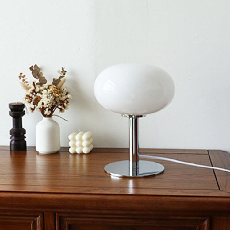 Modern Nordic Round Iron & Glass Table Lamp Table Lamp