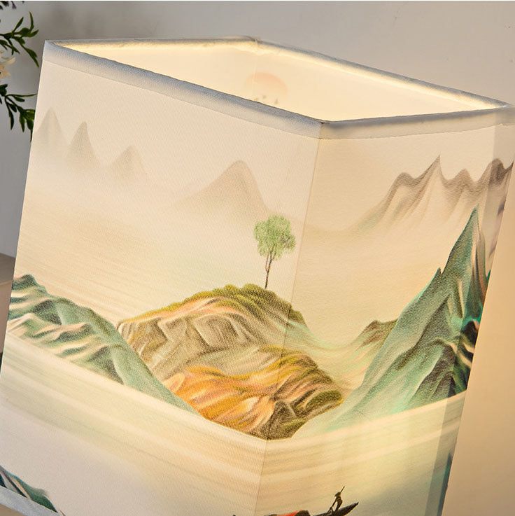 Creative Fabric Square USB LED Table Lamp