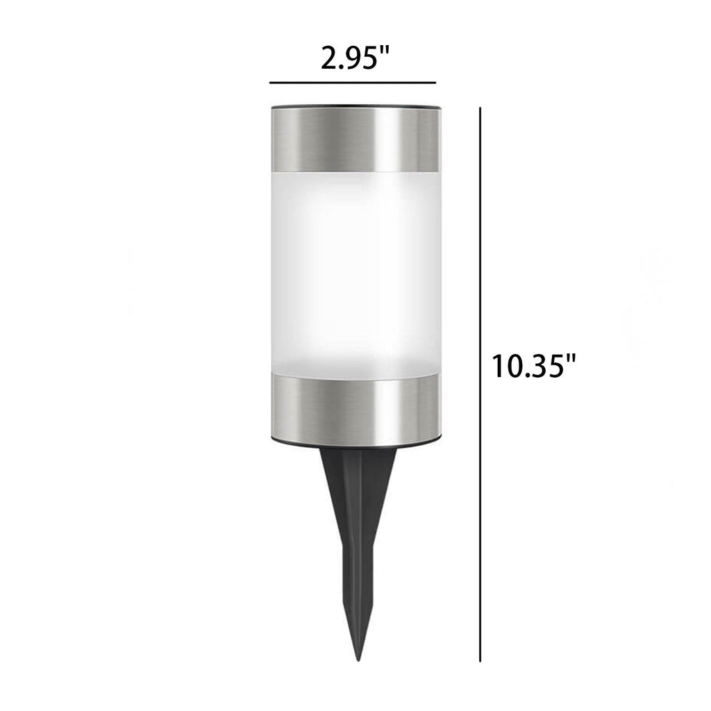Modern White Outdoor Stake Light