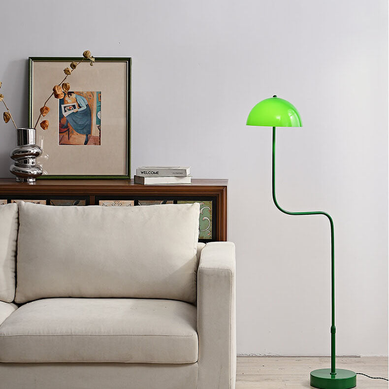 Scandinavian Green Floor Lamp