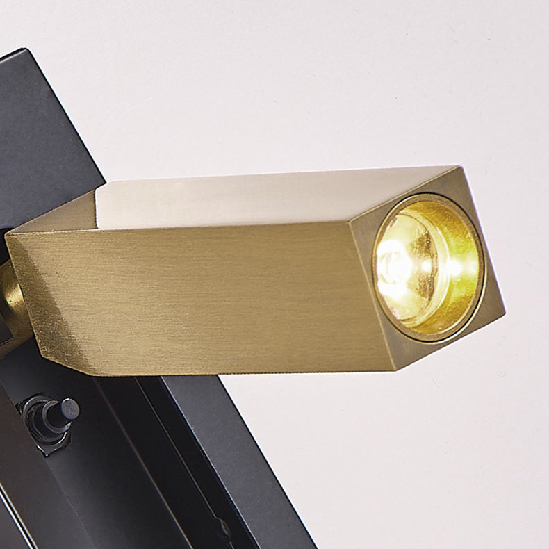 Modern Minimalist Rectangular Recessed Aluminum LED Wall Sconce