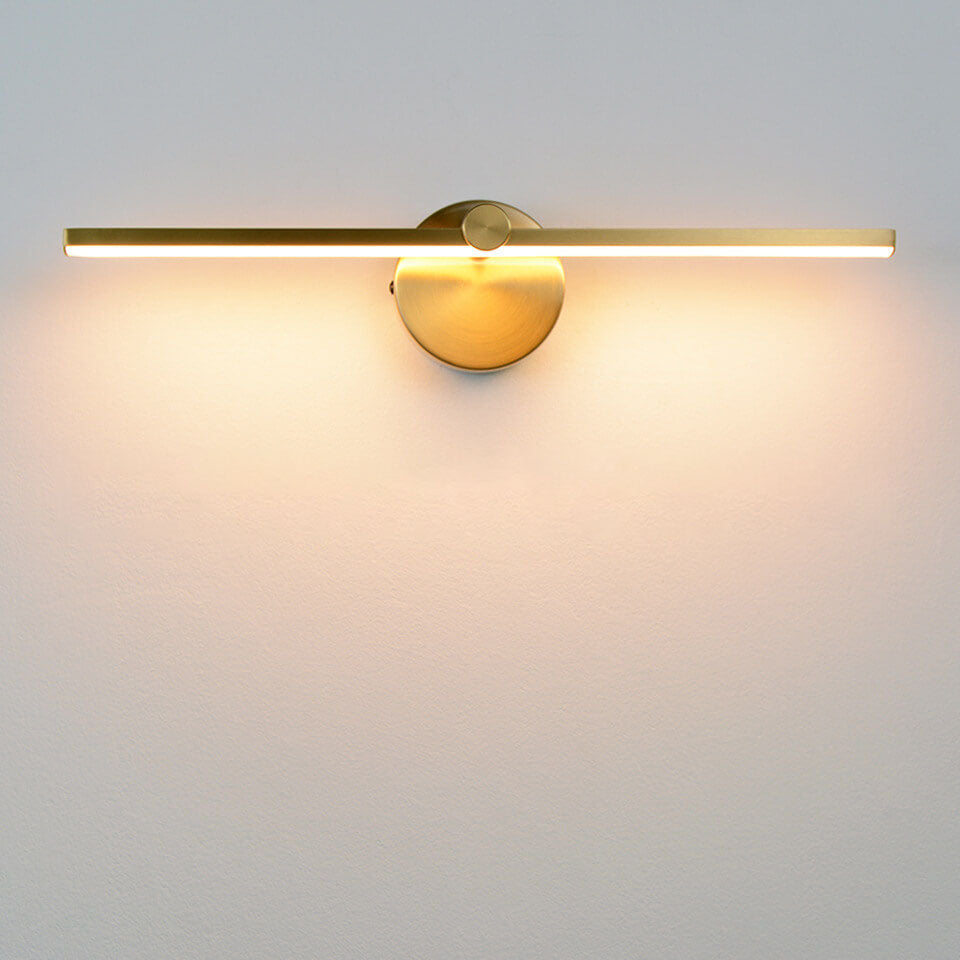 Nordic Minimalist Aluminum Long Bar Switch LED Wall Sconce