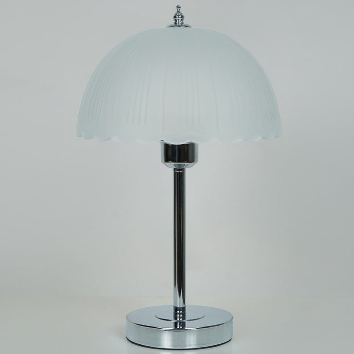 Nordic Iron Glass Dome Petal 1-Light Table Lamp
