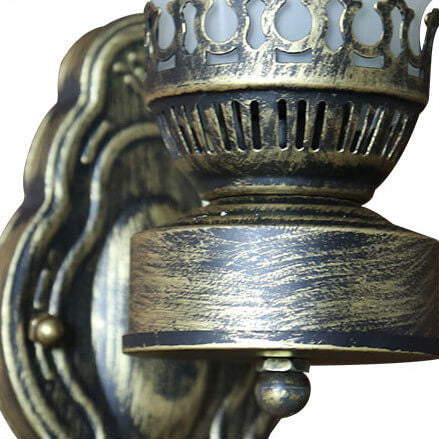 Retro Kerosene-Style 1-Light Wall Sconce