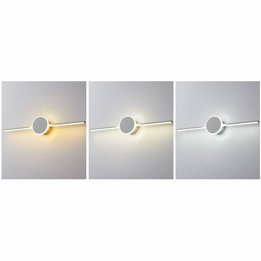 Nordic Minimalist Long Disc LED Bathroom Vanity Wall Sconce