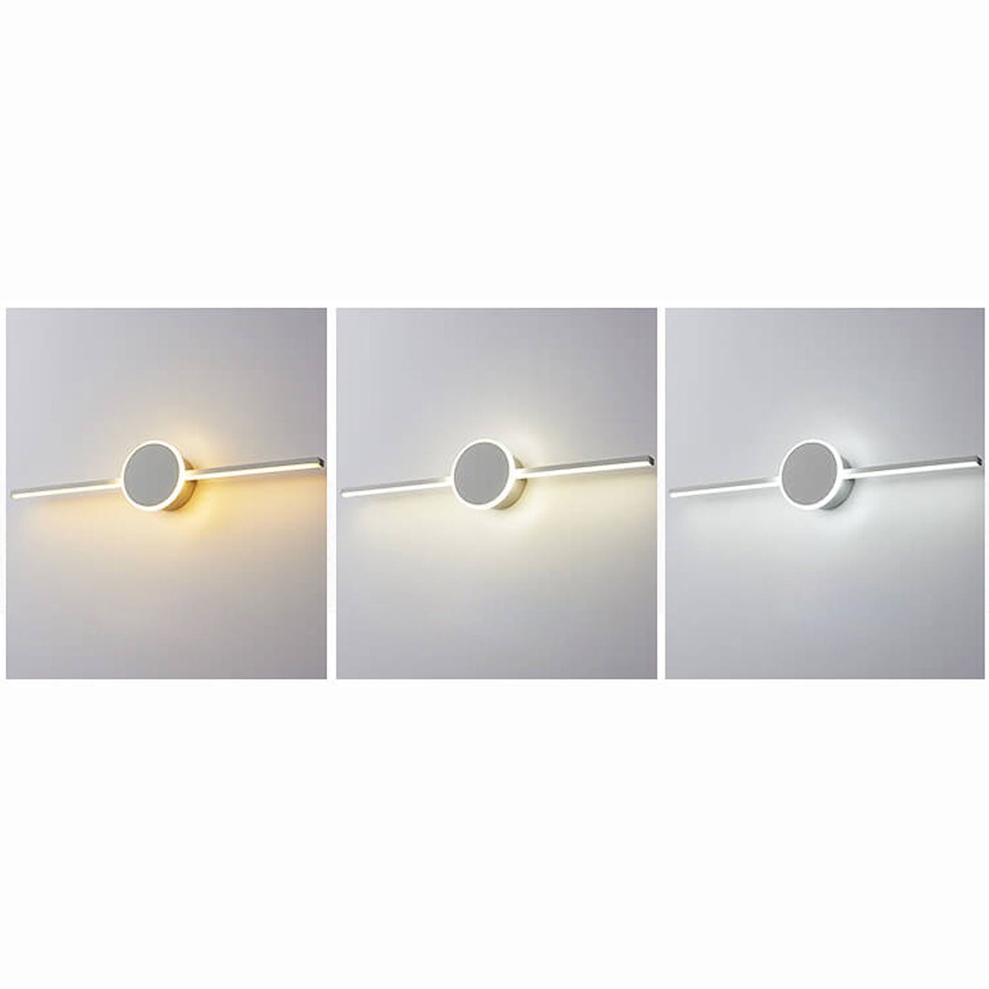 Nordic Minimalist Long Disc LED Bathroom Vanity Wall Sconce