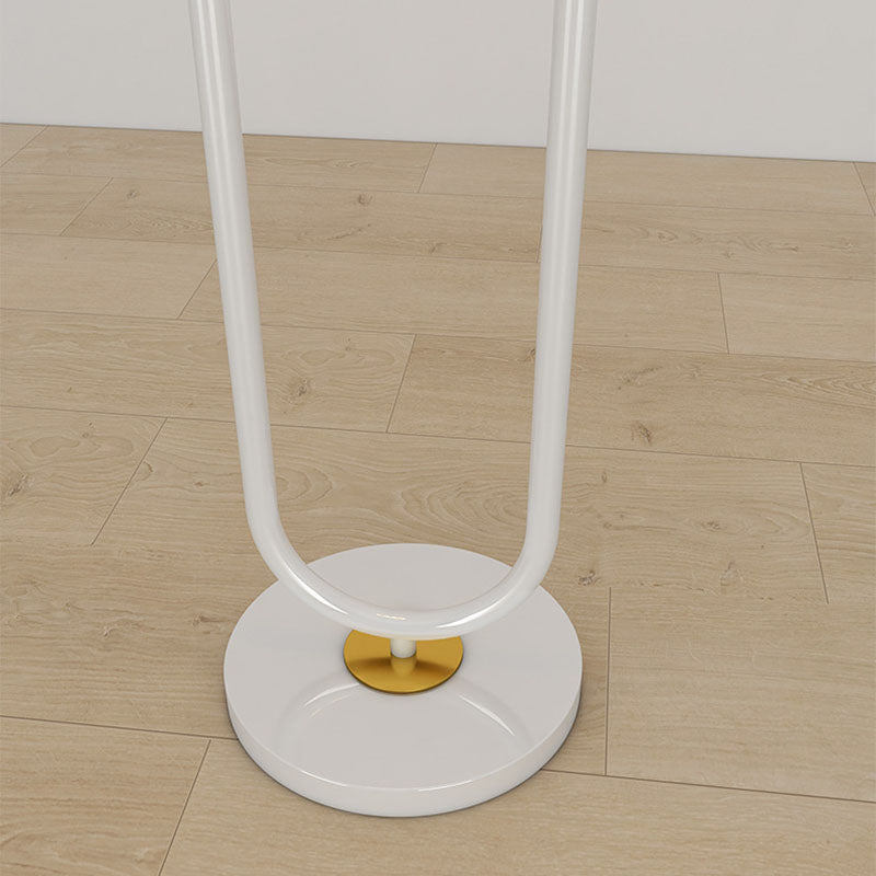 Modern Minimalist White 2-Light Floor Lamp