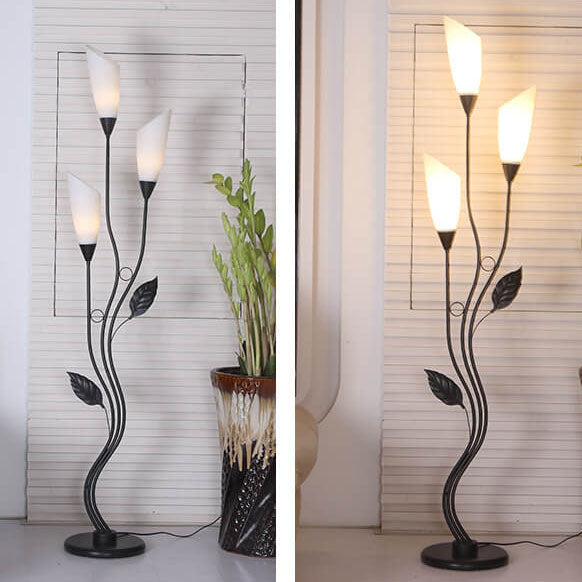 Retro Black Floor Lamp