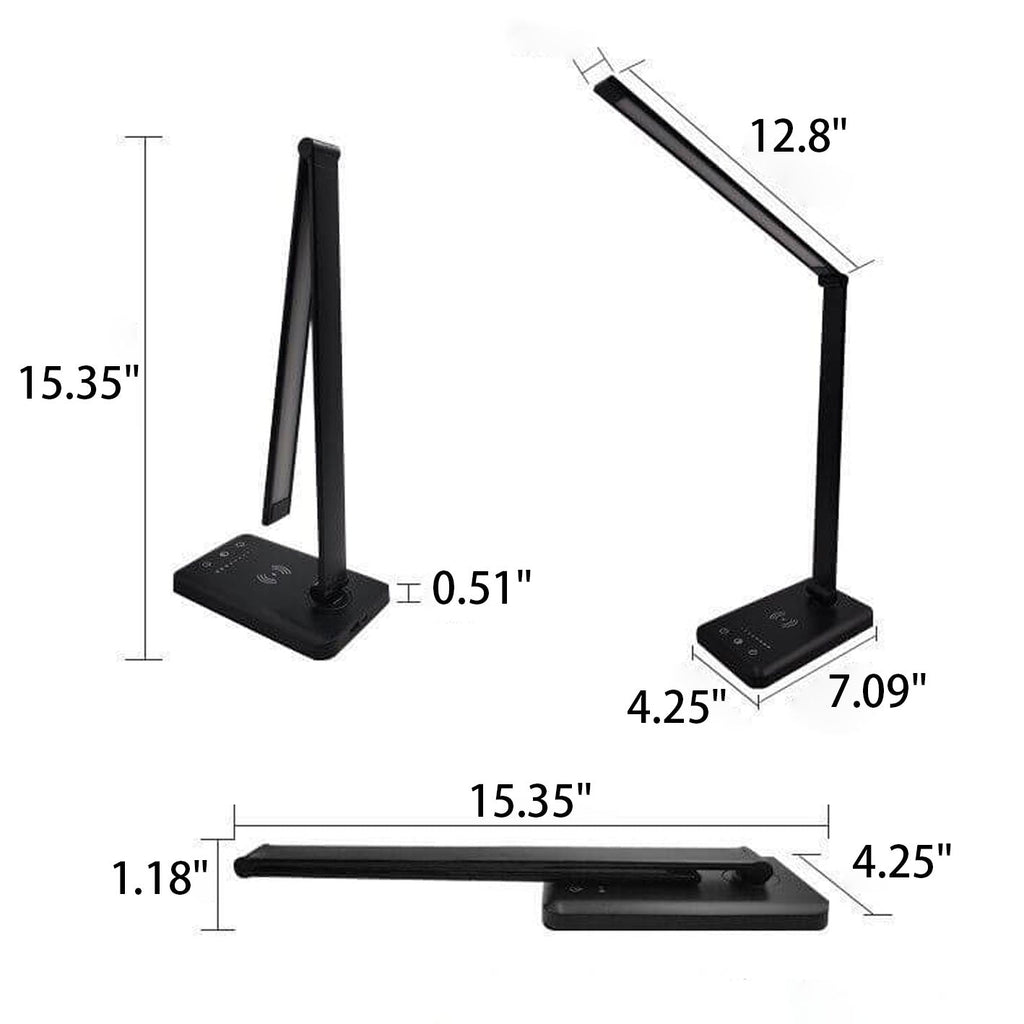 Simple Folding Wireless Rechargeable LED Eye Desk Lamp