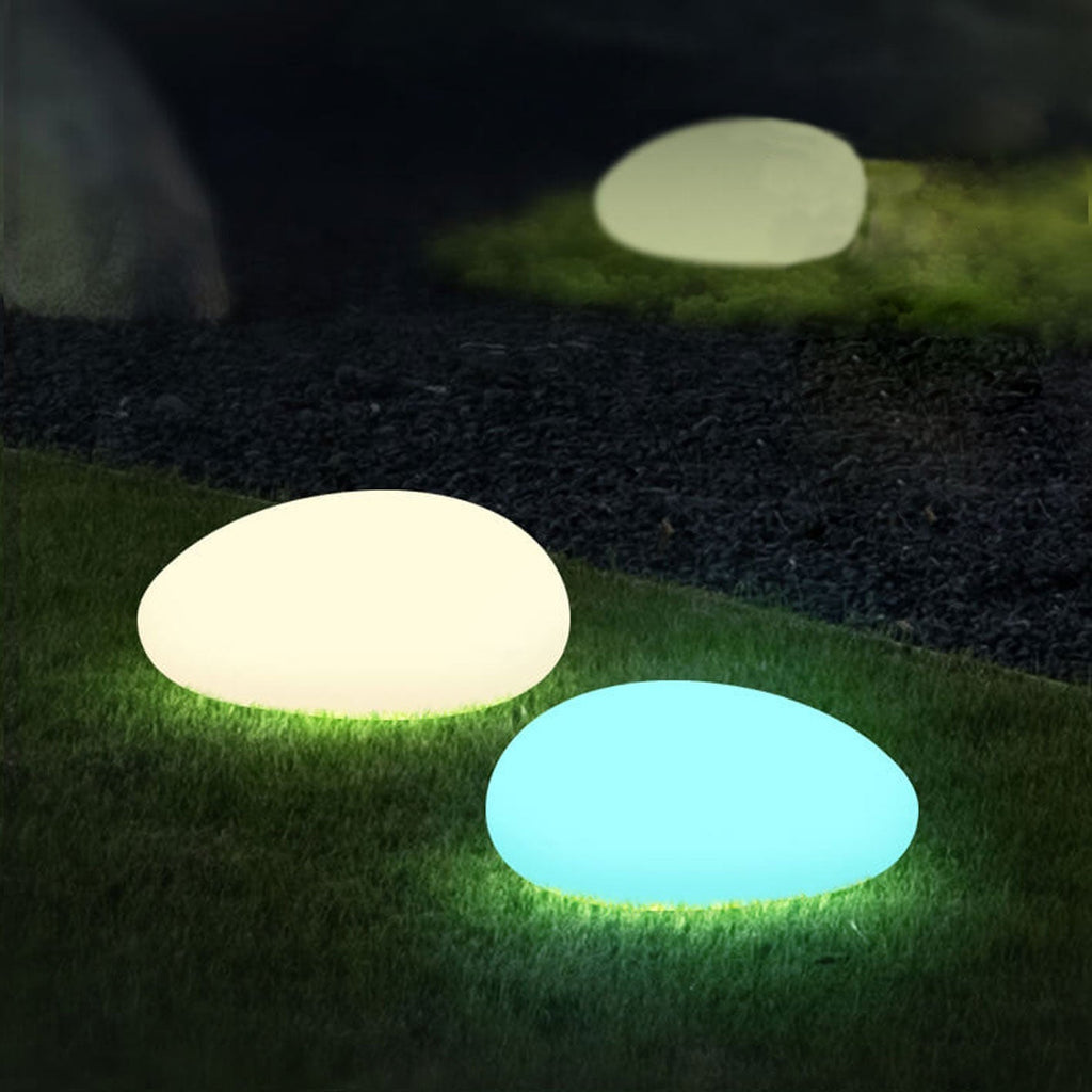 Modern White Outdoor Stake Light