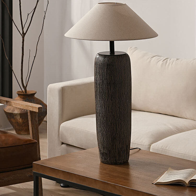 Japanese Brown Floor Lamp
