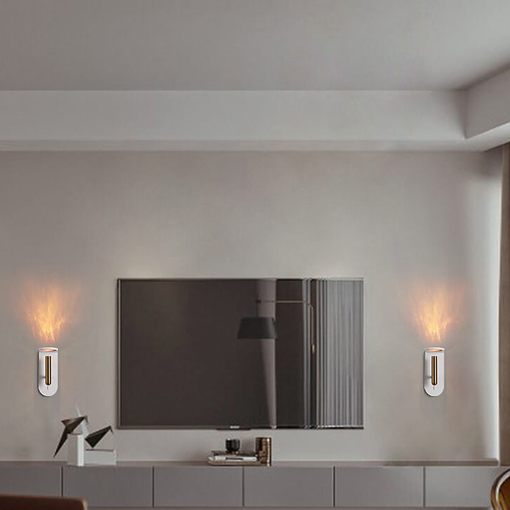 Industrial Creative Flame LED Rotatable Adjustable Wall Sconce