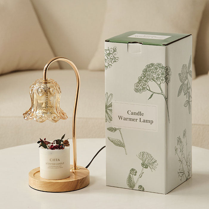 Modern Creative Simple Solid Wood Lily Of The Table Lamp
