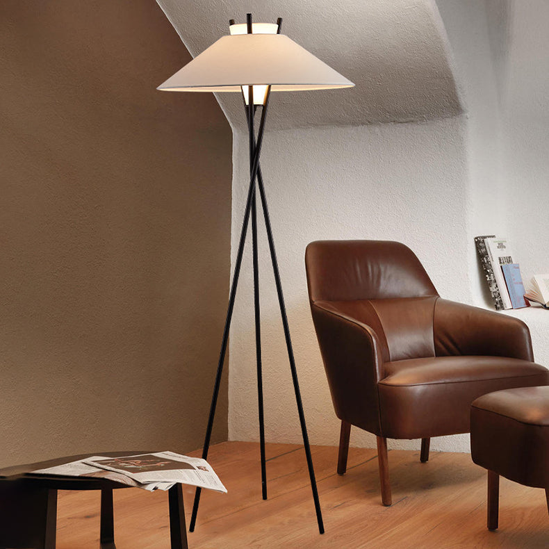 Contemporary Black Floor Lamp