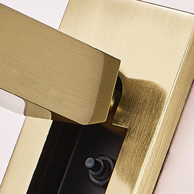 Modern Minimalist Rectangular Recessed Aluminum LED Wall Sconce